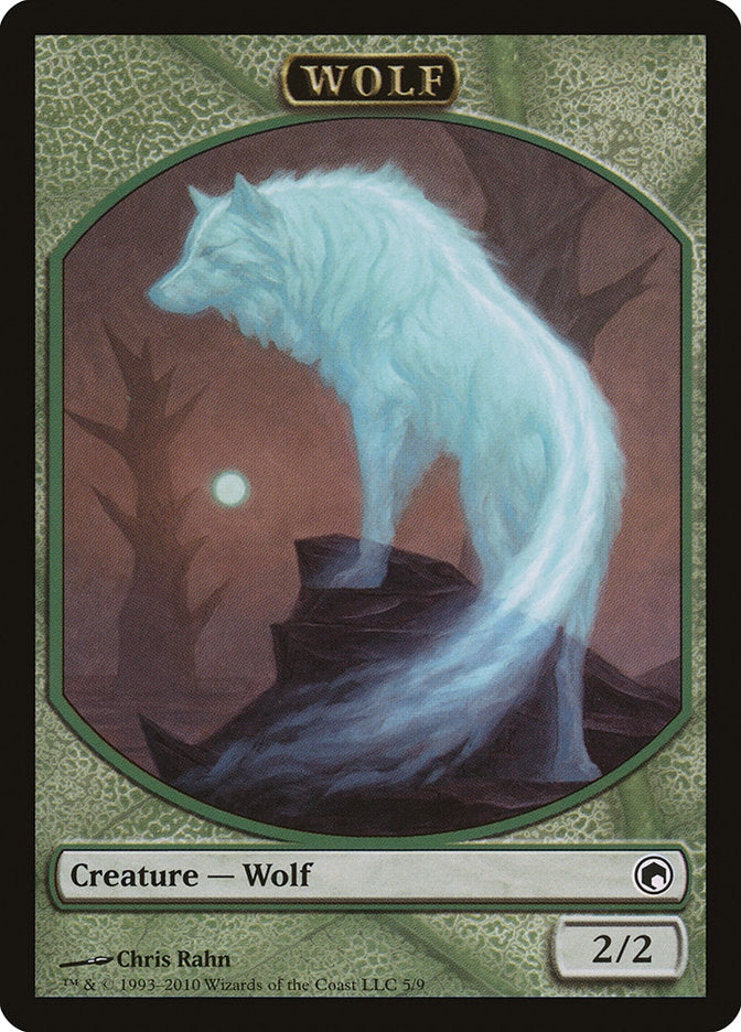 Wolf Token [Scars of Mirrodin Tokens] | The CG Realm