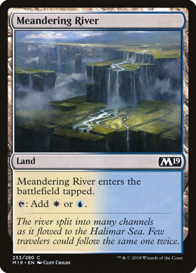 Meandering River [Core Set 2019] | The CG Realm