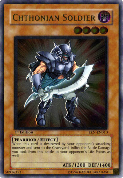 Chthonian Soldier [EEN-EN010] Ultimate Rare | The CG Realm
