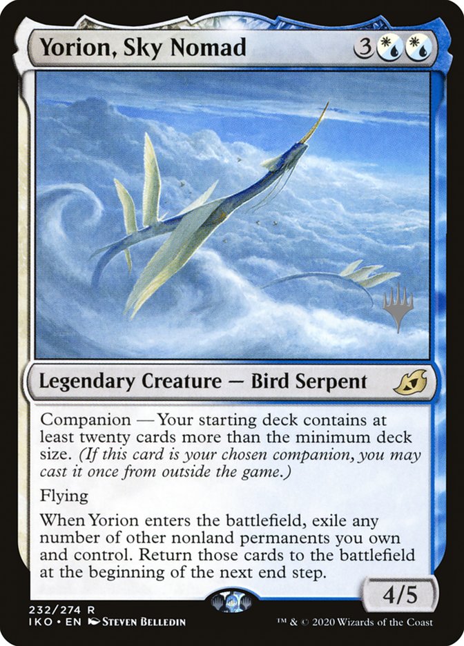 Yorion, Sky Nomad (Promo Pack) [Ikoria: Lair of Behemoths Promos] | The CG Realm