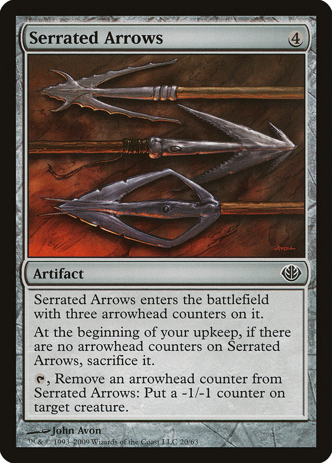 Serrated Arrows [Duel Decks: Garruk vs. Liliana] | The CG Realm