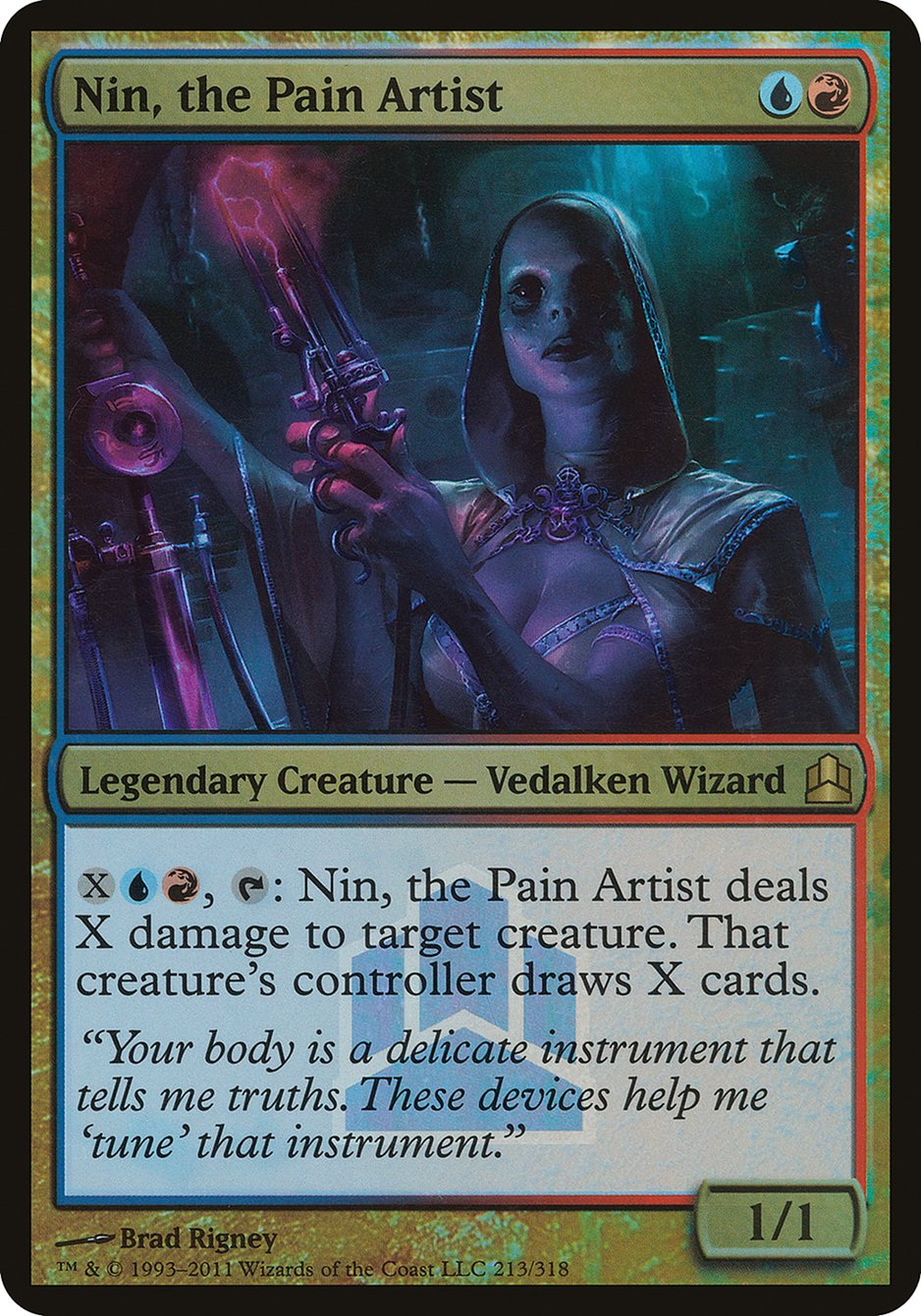 Nin, the Pain Artist (Launch) (Oversized) [Commander 2011 Oversized] | The CG Realm