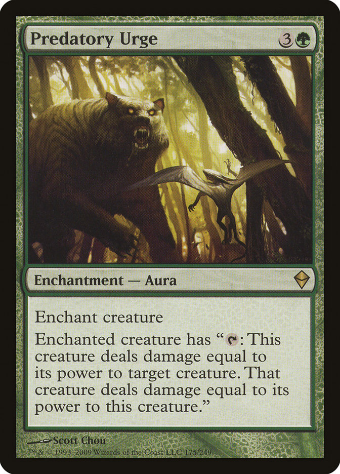 Predatory Urge [Zendikar] | The CG Realm