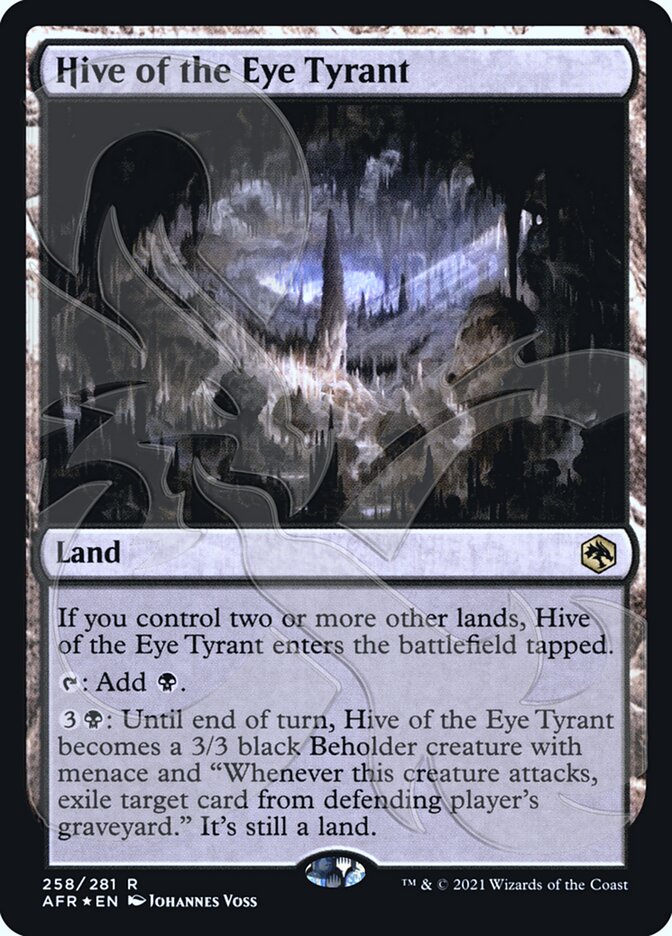 Hive of the Eye Tyrant (Ampersand Promo) [Dungeons & Dragons: Adventures in the Forgotten Realms Promos] | The CG Realm