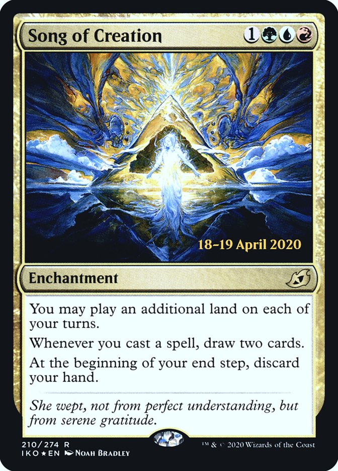 Song of Creation [Ikoria: Lair of Behemoths Prerelease Promos] | The CG Realm