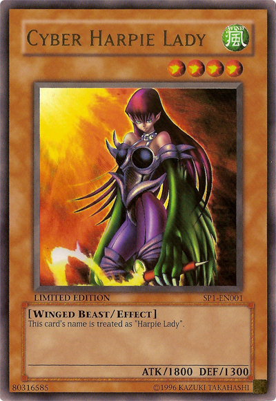 Cyber Harpie Lady [SP1-EN001] Ultra Rare | The CG Realm