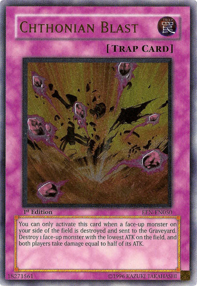 Chthonian Blast [EEN-EN050] Ultimate Rare | The CG Realm