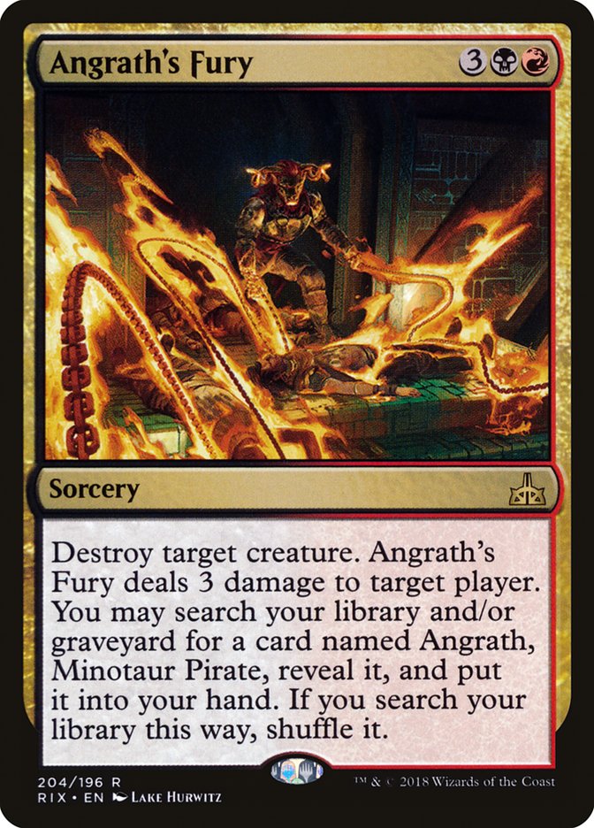 Angrath's Fury [Rivals of Ixalan] | The CG Realm