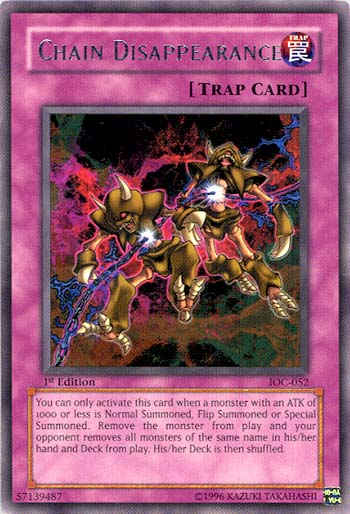 Chain Disappearance [IOC-052] Rare | The CG Realm