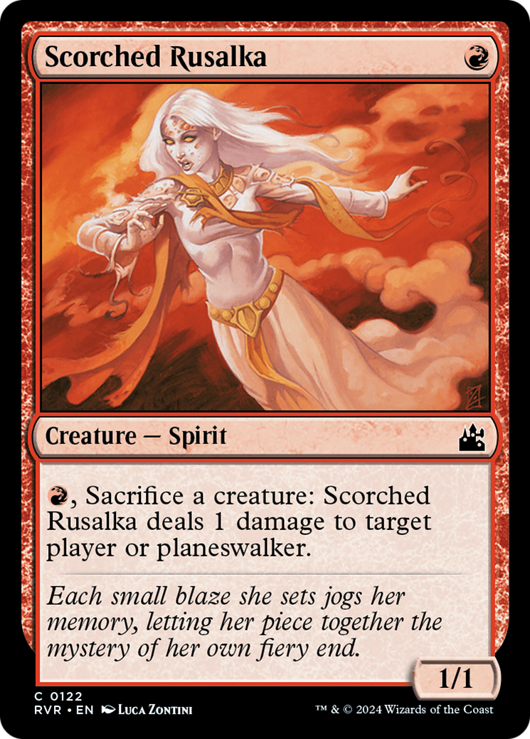 Scorched Rusalka [Ravnica Remastered] | The CG Realm