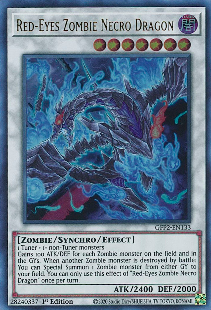 Red-Eyes Zombie Necro Dragon [GFP2-EN133] Ultra Rare | The CG Realm