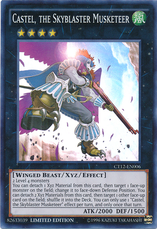Castel, the Skyblaster Musketeer [CT12-EN006] Super Rare | The CG Realm