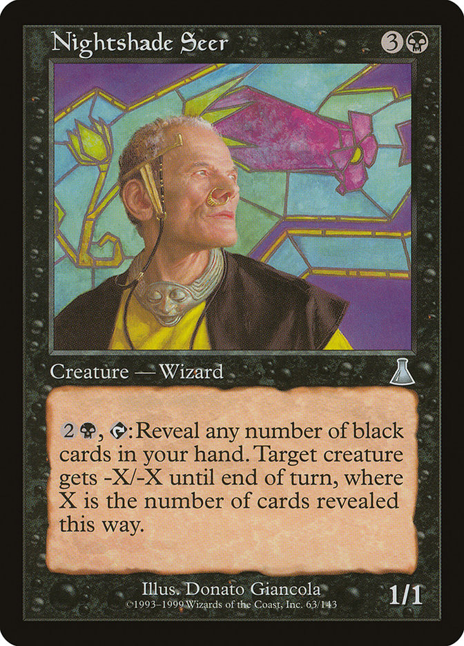 Nightshade Seer [Urza's Destiny] | The CG Realm