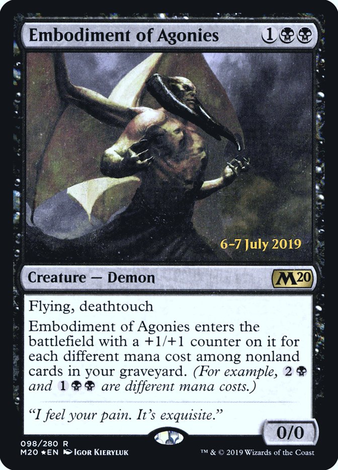 Embodiment of Agonies [Core Set 2020 Prerelease Promos] | The CG Realm