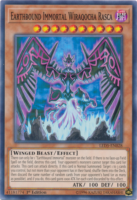 Earthbound Immortal Wiraqocha Rasca [LED5-EN028] Common | The CG Realm