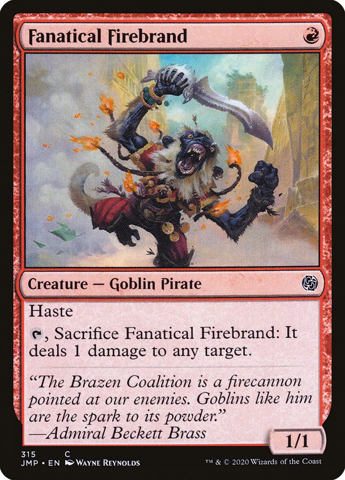 Fanatical Firebrand [Jumpstart] | The CG Realm