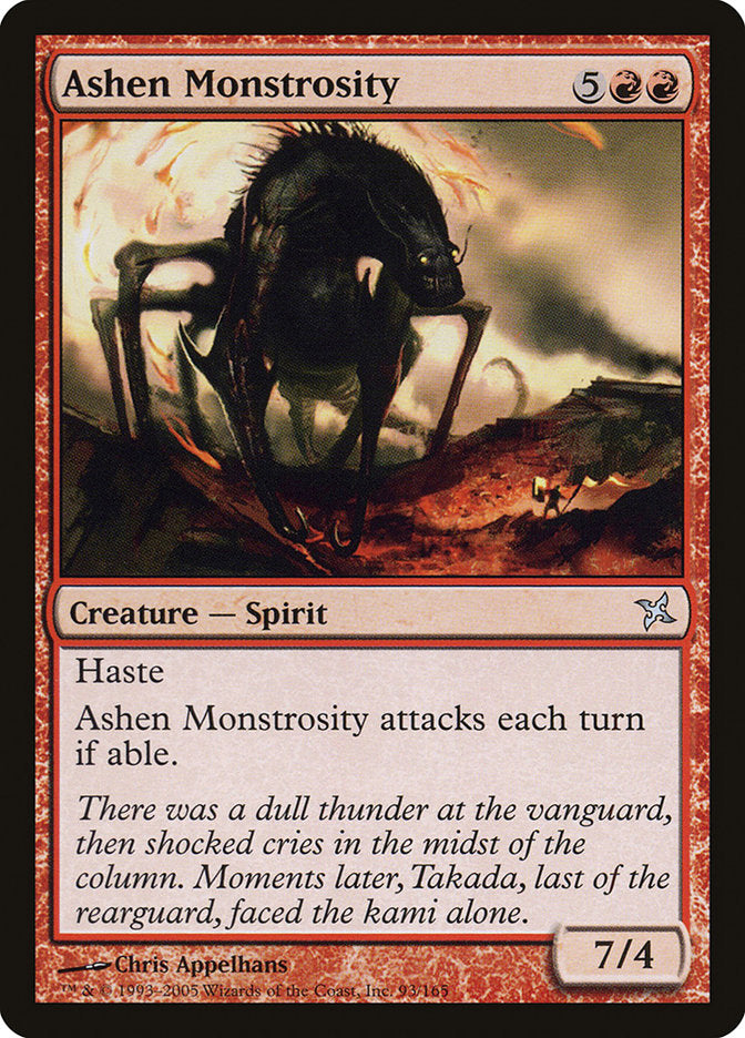 Ashen Monstrosity [Betrayers of Kamigawa] | The CG Realm