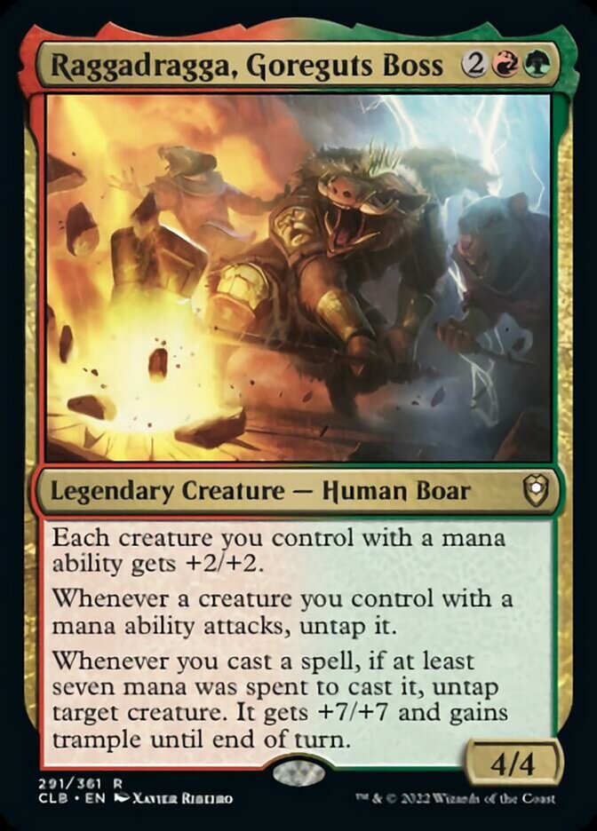 Raggadragga, Goreguts Boss [Commander Legends: Battle for Baldur's Gate] | The CG Realm