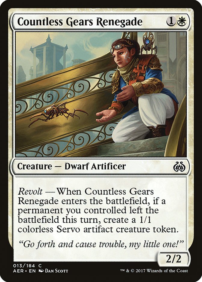 Countless Gears Renegade [Aether Revolt] | The CG Realm