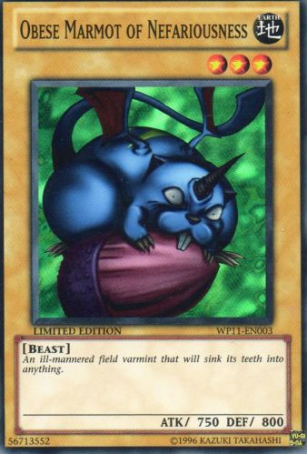 Obese Marmot of Nefariousness [WP11-EN003] Super Rare | The CG Realm