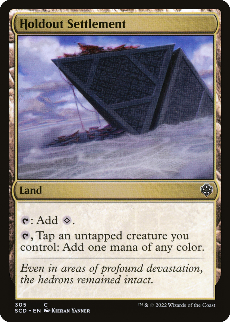 Holdout Settlement [Starter Commander Decks] | The CG Realm