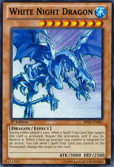White Night Dragon [BP02-EN083] Rare | The CG Realm