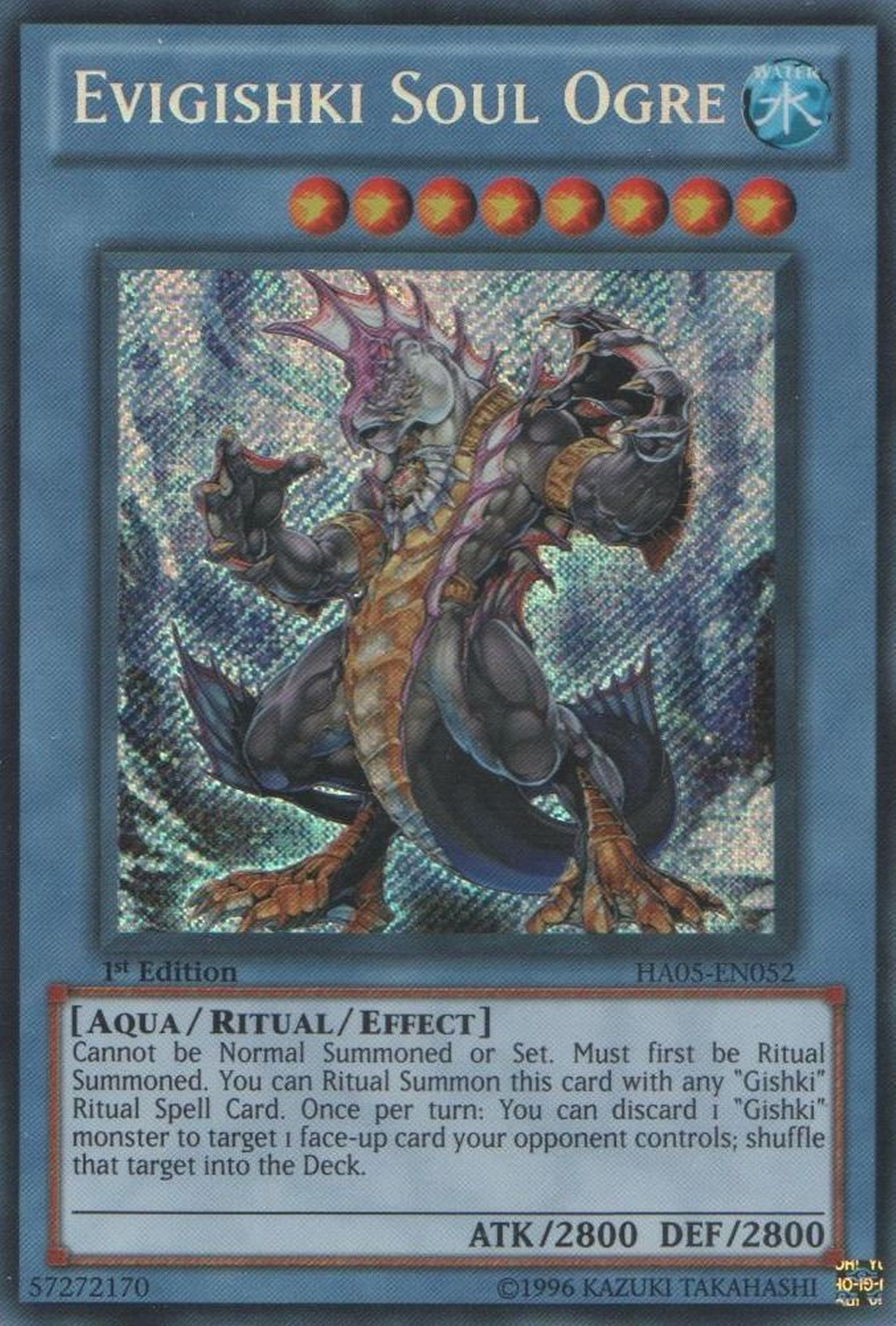 Evigishki Soul Ogre [HA05-EN052] Secret Rare | The CG Realm