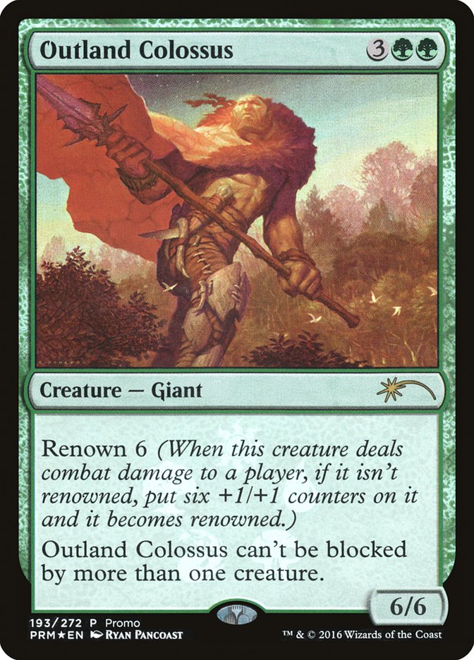 Outland Colossus [Resale Promos] | The CG Realm