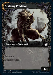 Shady Traveler // Stalking Predator (Showcase Equinox) [Innistrad: Midnight Hunt] | The CG Realm