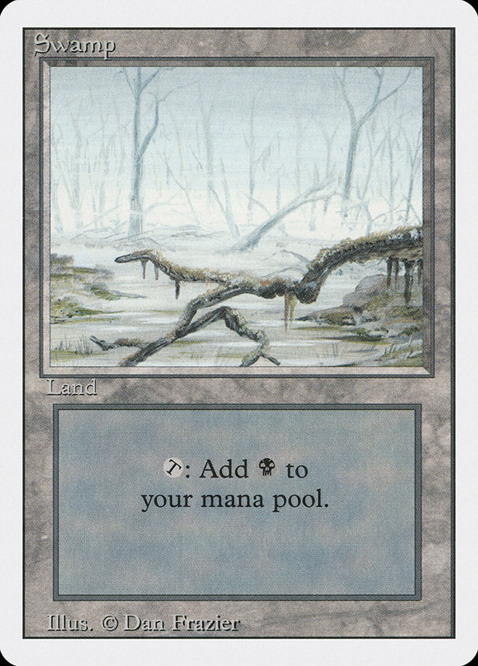Swamp (White Fog in Trees) [Revised Edition] | The CG Realm