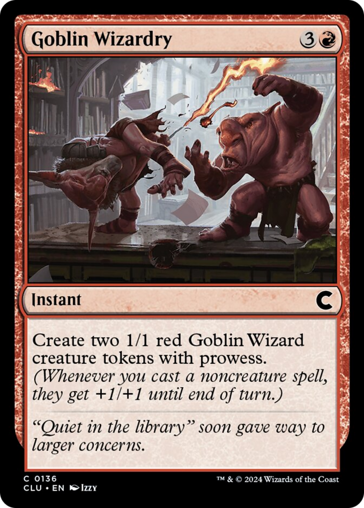 Goblin Wizardry [Ravnica: Clue Edition] | The CG Realm