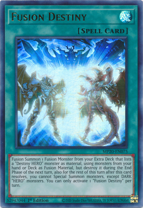 Fusion Destiny [MP20-EN075] Ultra Rare | The CG Realm