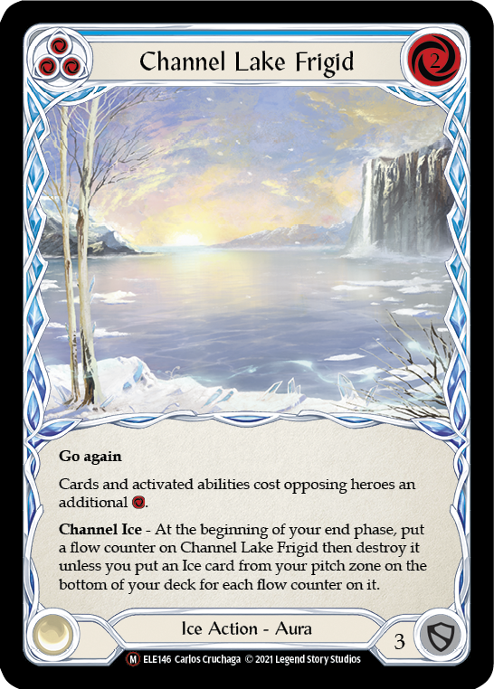 Channel Lake Frigid [U-ELE146] (Tales of Aria Unlimited)  Unlimited Rainbow Foil | The CG Realm