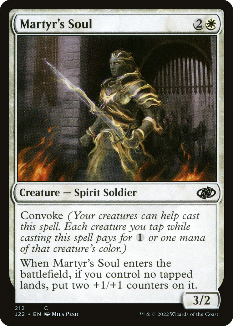 Martyr's Soul [Jumpstart 2022] | The CG Realm