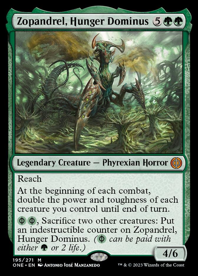 Zopandrel, Hunger Dominus [Phyrexia: All Will Be One] | The CG Realm