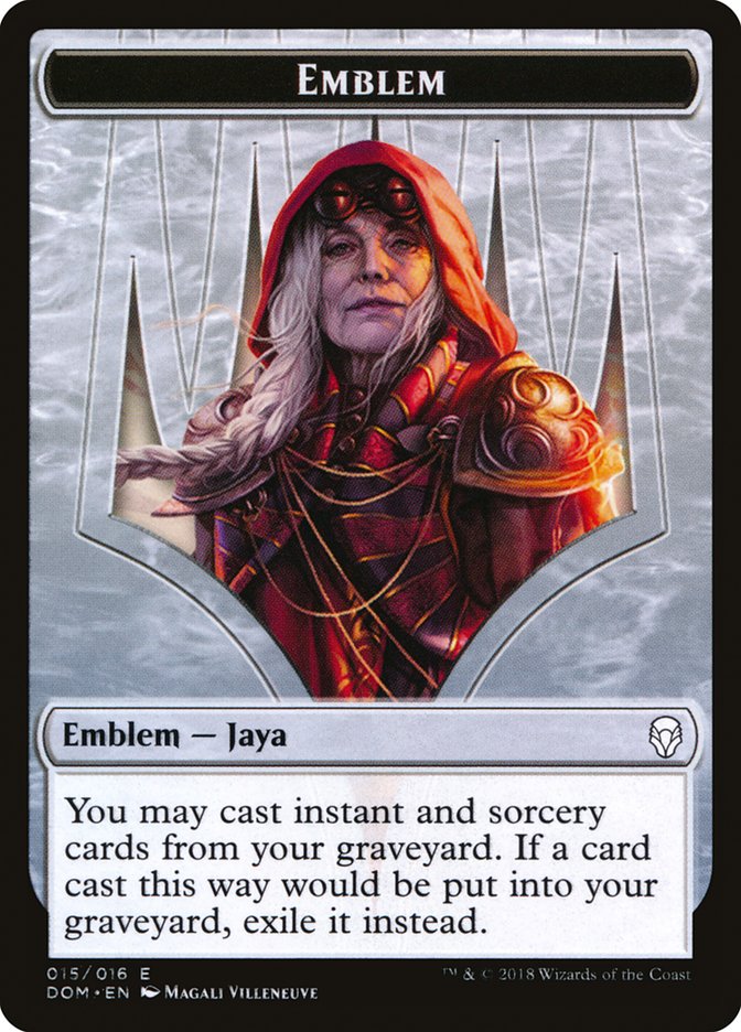 Jaya Ballard Emblem [Dominaria Tokens] | The CG Realm