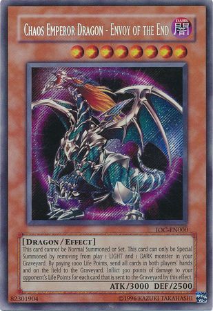 Chaos Emperor Dragon - Envoy of the End [IOC-EN000] Secret Rare | The CG Realm