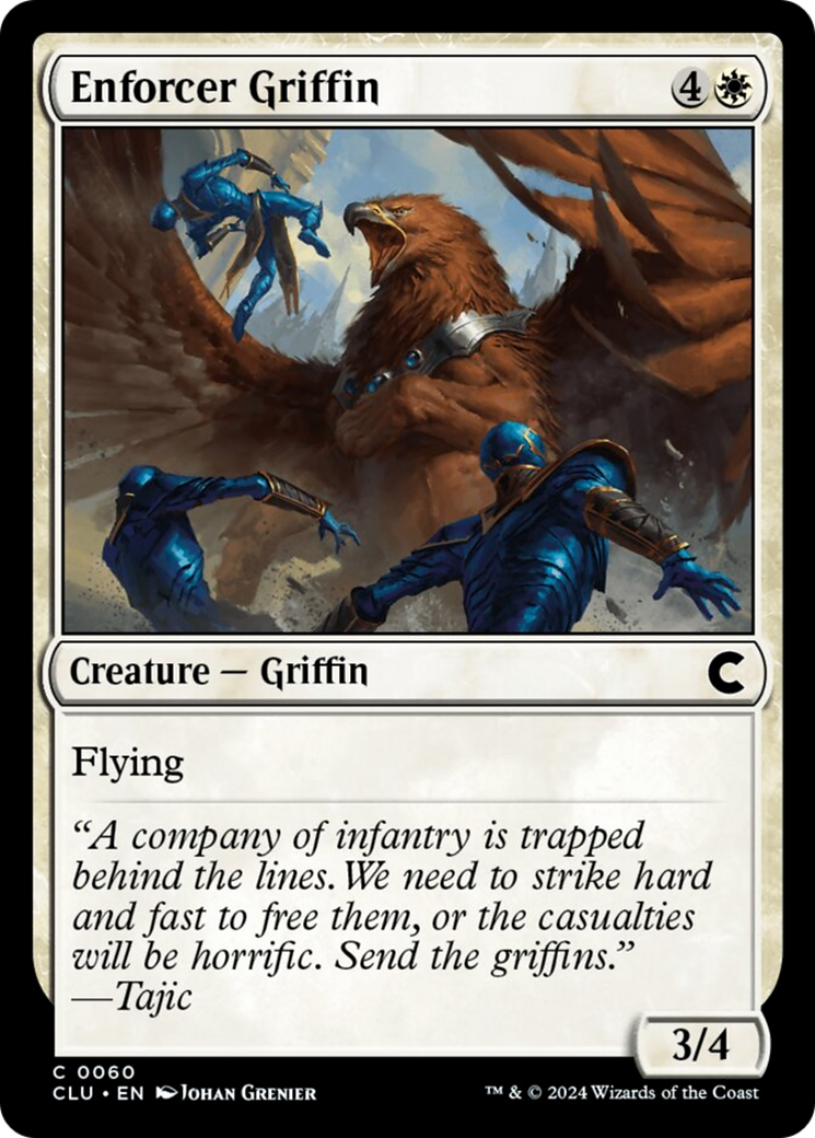 Enforcer Griffin [Ravnica: Clue Edition] | The CG Realm