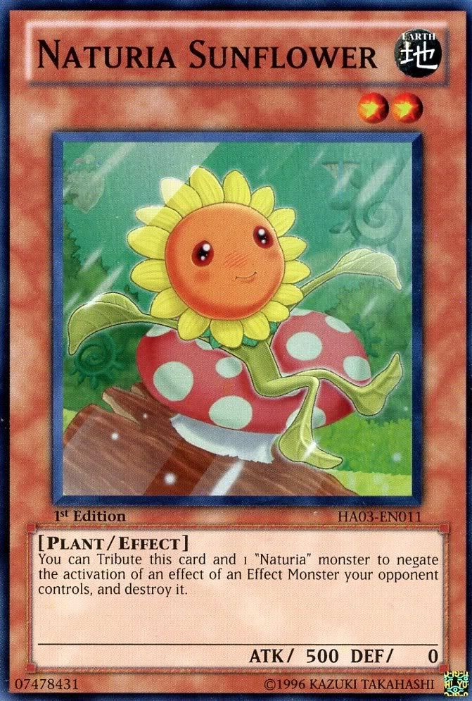 Naturia Sunflower [HA03-EN011] Super Rare | The CG Realm