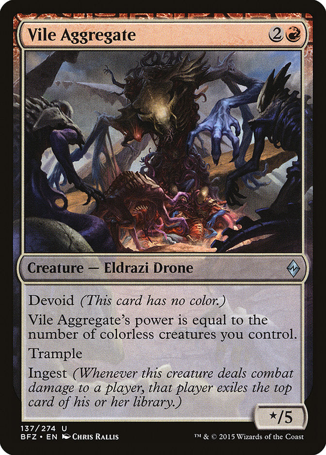 Vile Aggregate [Battle for Zendikar] | The CG Realm