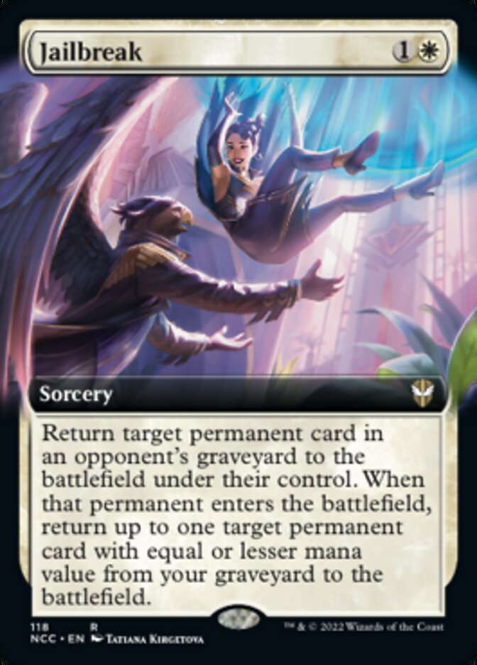 Jailbreak (Extended Art) [Streets of New Capenna Commander] | The CG Realm