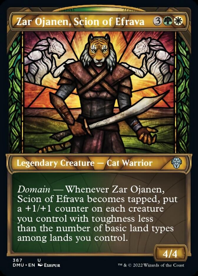 Zar Ojanen, Scion of Efrava (Showcase Textured) [Dominaria United] | The CG Realm