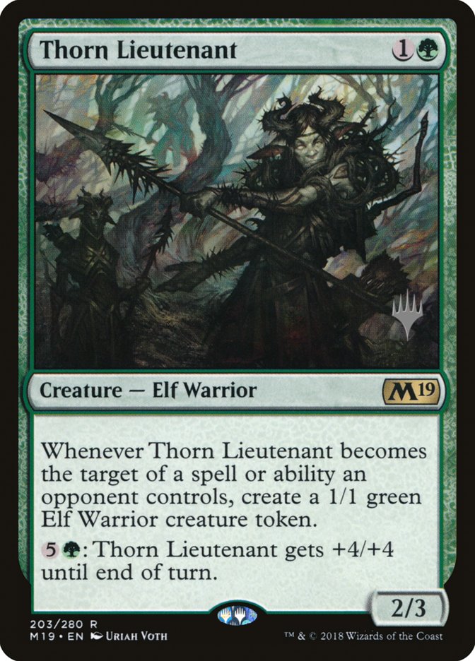 Thorn Lieutenant (Promo Pack) [Core Set 2019 Promos] | The CG Realm