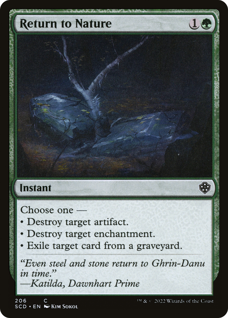 Return to Nature [Starter Commander Decks] | The CG Realm