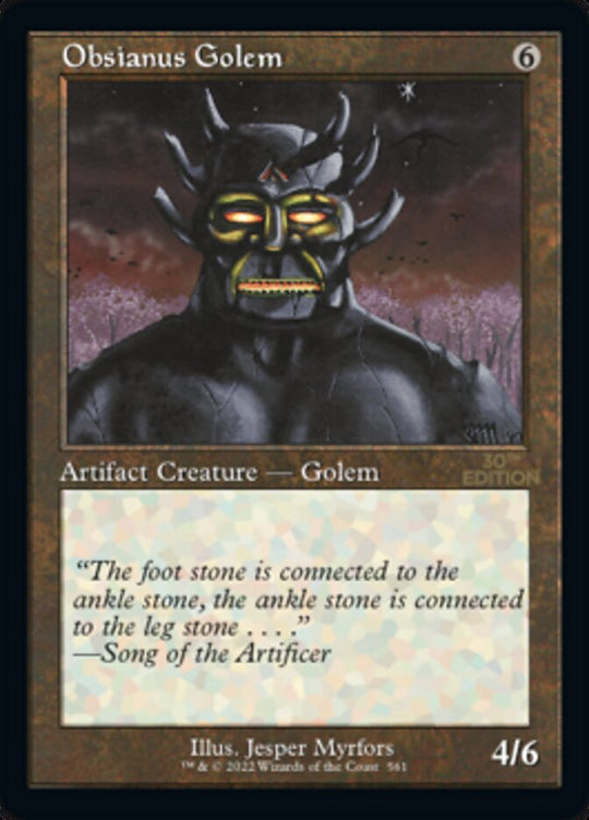 Obsianus Golem (Retro Frame) (30A-561) - 30th Anniversary Edition