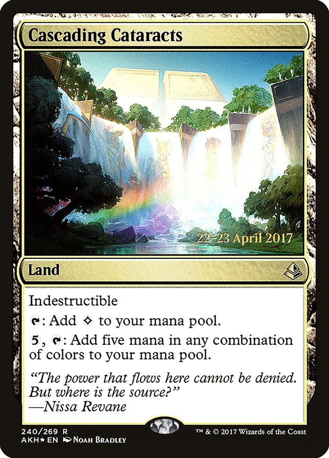 Cascading Cataracts [Amonkhet Prerelease Promos] | The CG Realm