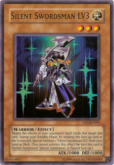 Silent Swordsman LV3 [DR3-EN069] Ultra Rare | The CG Realm