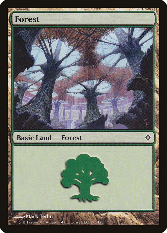 Forest (175) [New Phyrexia] | The CG Realm