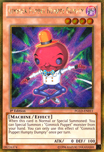 Gimmick Puppet Humpty Dumpty [PGLD-EN011] Gold Secret Rare | The CG Realm