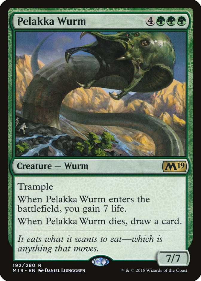 Pelakka Wurm [Core Set 2019] | The CG Realm